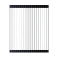 Ролл-мат для мойки черный силикон ROLL-01-BL