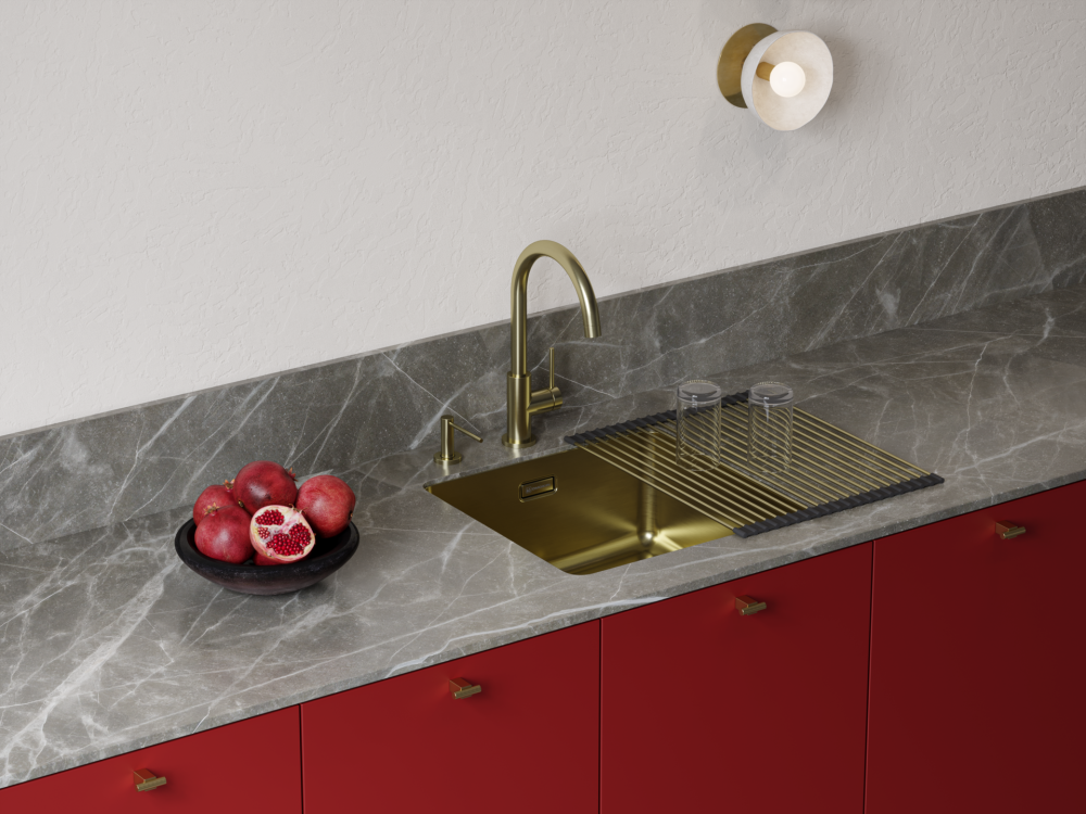 Shinagawa Slim LG светлое золото Omoikiri