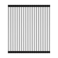 Ролл-мат для мойки черный силикон ROLL-03-IN