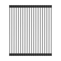 Ролл-мат для мойки черный силикон ROLL-01-IN