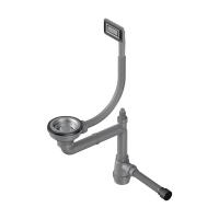 Арматура для одночашевых моек с универсальным прямоугольным переливом WK-1-UN-IN