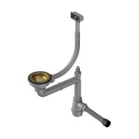 Арматура для одночашевых моек со скрытым прямоугольным переливом WK-1-S-AB