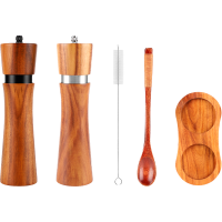 Набор мельниц для специй на подставке GR-02-SET