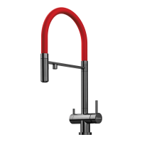 Kanto GM R вороненая сталь/красный