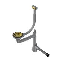 Арматура для одночашевых моек с прямоугольным переливом WK-1-LG